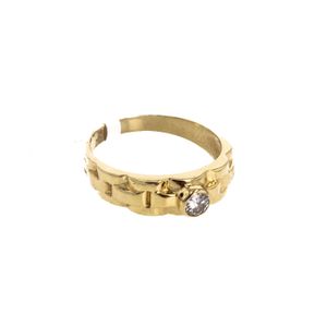 ANILLO 18K - P. FINA - 0.20 CT APROX