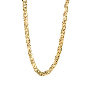 CADENA TEJIDO OJO DE PAJARO 18K