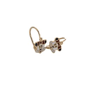 ARETES ZARCILLOS MINNIE 18K