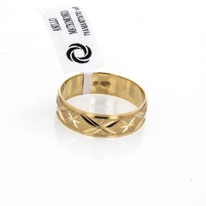 ANILLO MATRIMONIO DIAMANTADO 18K