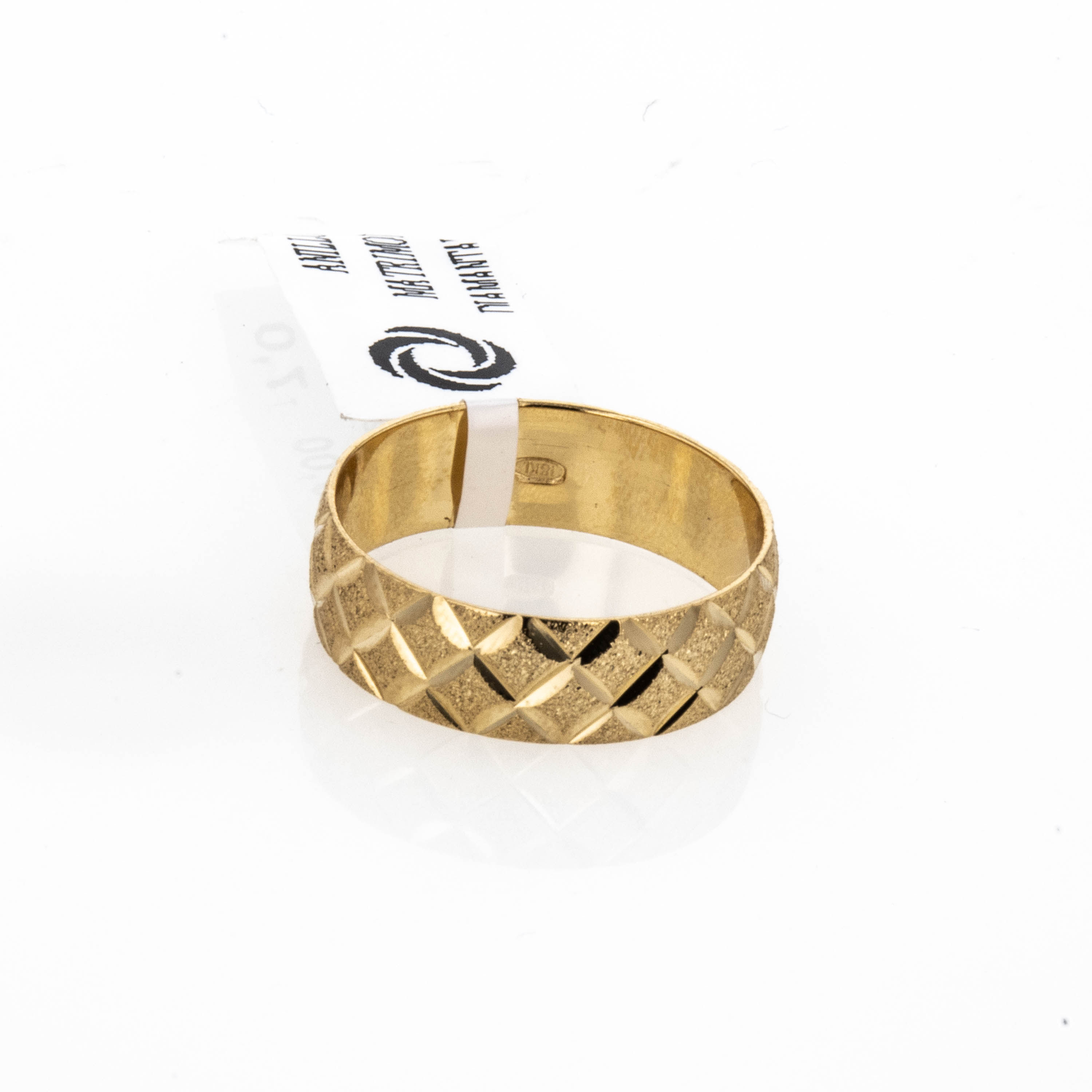 ANILLO MATRIMONIO DIAMANTADO 18K