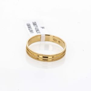 ANILLO DE MATRIMONIO SATINADO 18K
