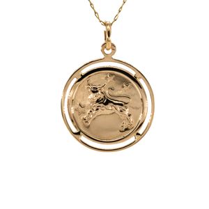 DIJE REDONDO TORO 18K