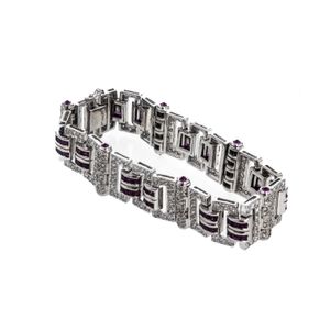 PULSERA PIEDRAS FINAS 18K