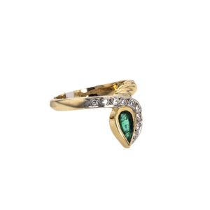 ANILLO PIEDRA FINA 18K