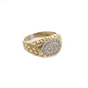 ANILLO PIEDRAS FINAS 14K