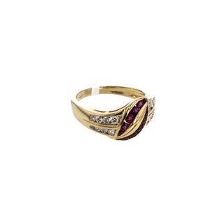ANILLO PIEDRAS FINAS 18K