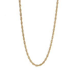 CADENA TEJIDO CORDON 18K