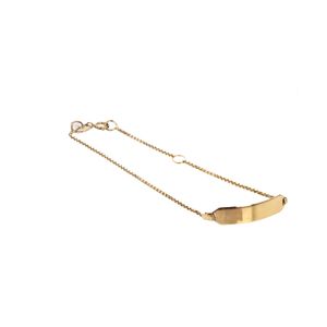 PULSERA CAJA CON PLACA 18K