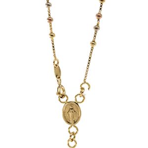 CADENA ROSARIO 18K