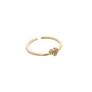 ANILLO CORAZON CON ZIRCONES 18K
