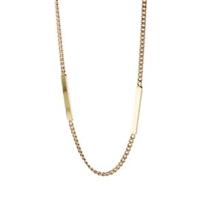 CADENA CUBANA ALTERNADA 18K