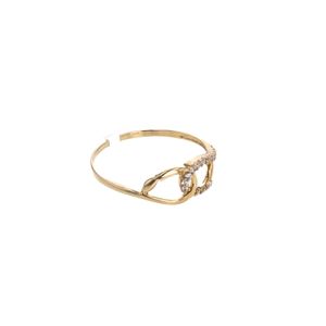 ANILLO CON ZIRCONES 18K