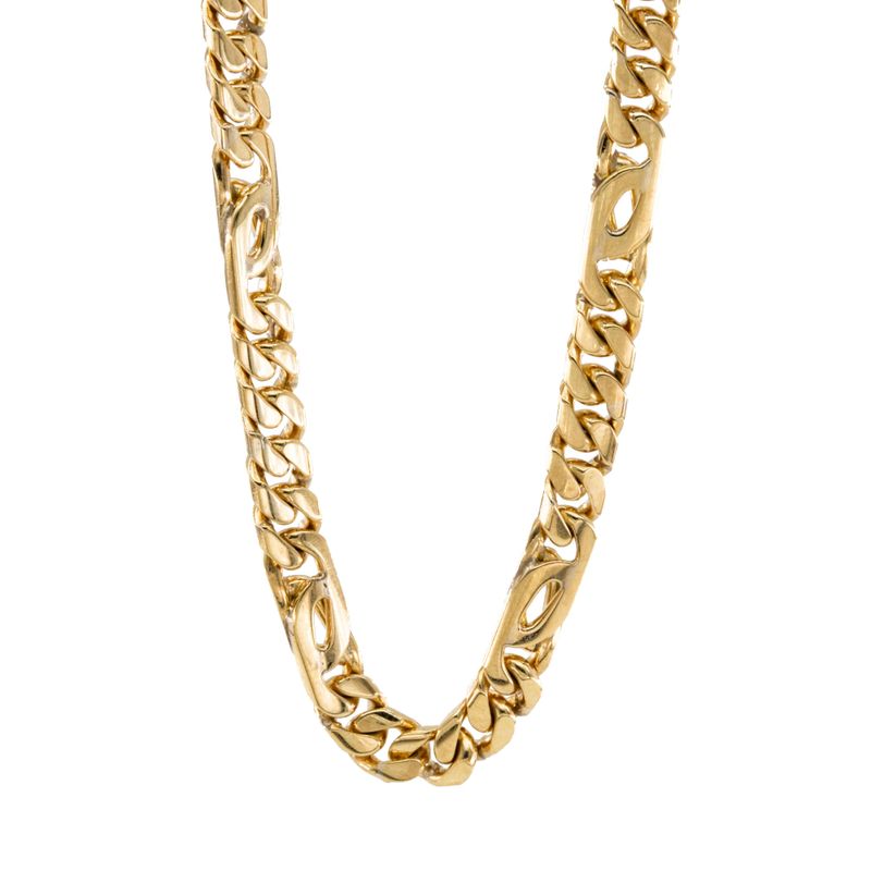 Cadena Cubana Semigruesa Oro Laminado 18k | Cuotas Sin Interés - Foto 7