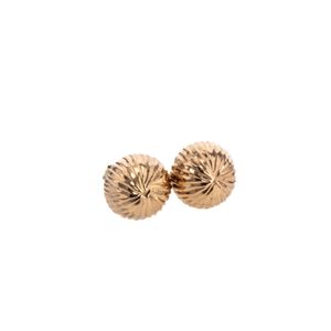 ARETES TOPOS DIAMANTADO 18K