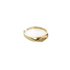 ANILLO CON ZIRCONES 18K