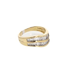 ANILLO 18K - P. FINA - BAGUETT