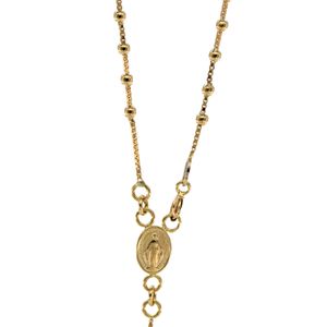 CADENA ROSARIO 18K