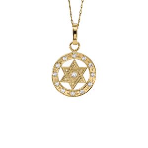 DIJE ESTRELLA DE DAVID 18K