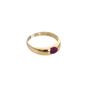 ANILLO CON PIEDRA 18K