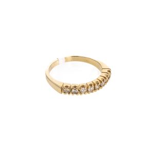 ANILLO 18K - P. FINA ( 8 ) 0,08 CT APROX