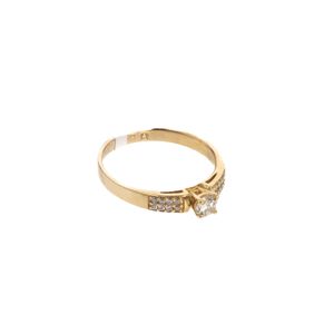ANILLO 18K - P. FINA - 0,10 CT APROX