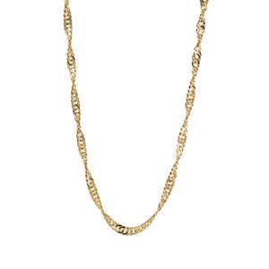 CADENA SINGAPUR 18K