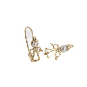 ARETES ZARCILLOS ANGEL 18K