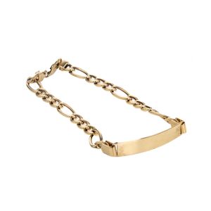 PULSERA 3X1 CON PLACA 18K