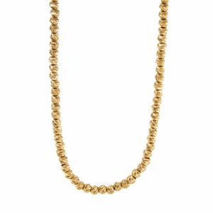 CADENA BOLITAS 18K