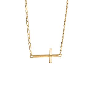 CADENA BILBAO CON CRUZ 18K