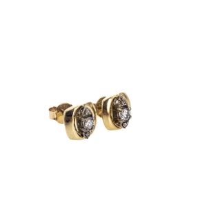 ARETES 18K - P. FINA -