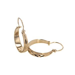 ARETES CANDONGAS 18K