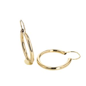 ARETES CANDONGAS 18K