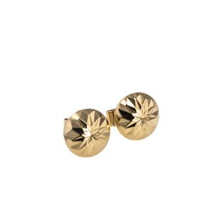 ARETES TOPOS DIAMANTADA 18K