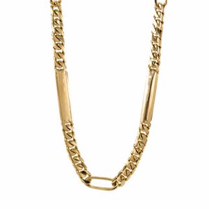 CADENA CUBANA ALTERNADA 18K