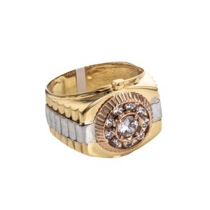 ANILLO ROLEX 3 TONOS 18K