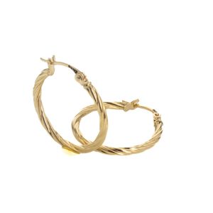 ARETES CANDONGAS 18K