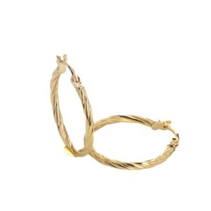 ARETES CANDONGAS 18K