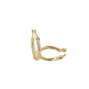 ARETES CANDONGAS 18K