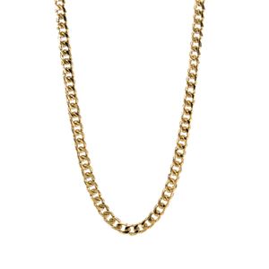 CADENA TEJIDO CUBANA 18K