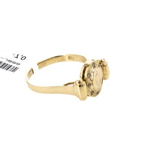 ANILLO RELIGIOSO 2 CARAS 18K