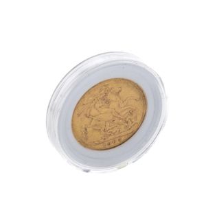 MONEDA REINO UNIDO 1 LIBRA SOBERANA 1906 22K