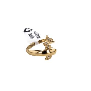 ANILLO DELFIN CON ZIRCONES 18K