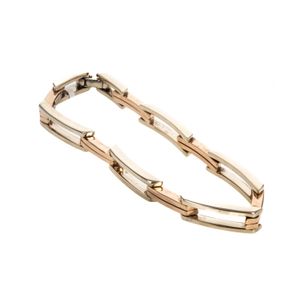 PULSERA 2 TONOS 18K