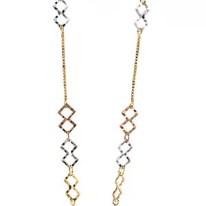 CADENA COLLAR 3 TONOS 18K