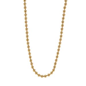 CADENA BOLITAS 18K