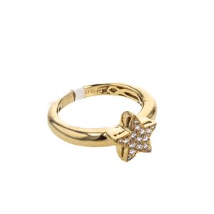 ANILLO 18K - P. FINA - ESTRELLA