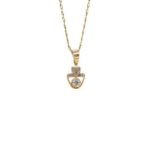 DIJE CON ZIRCONES 18K
