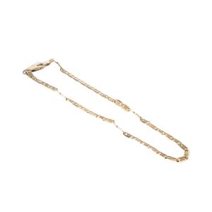 PULSERA ANCLA 3 TONOS 18K